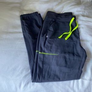 Figs charcoal skinny joggers